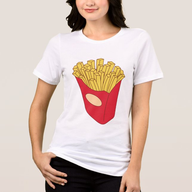 Pommes Frites  T Shirt (Framsida)