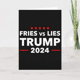 Pommes Frites Vs Lögner Trump 2024 Franska Frites Kort