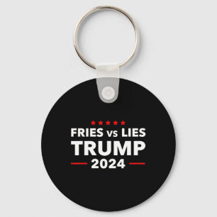 Pommes Frites Vs Lögner Trump 2024 Franska Frites Nyckelring
