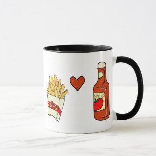 Pommes friteskärlekKetchup Mugg
