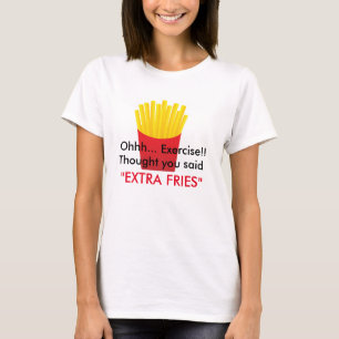 Pommes fritesutslagsplats tröja