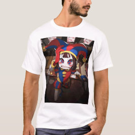 Pomni (The Amazing Digital Circus) - Ängslig Tjäns T Shirt