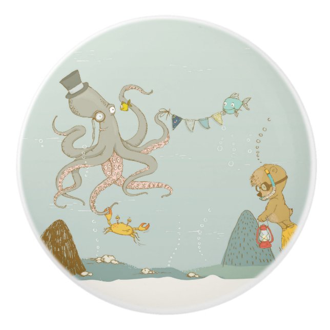 Pomo de cerámica de la colección Magical Nursery Knopp (Framsidan)