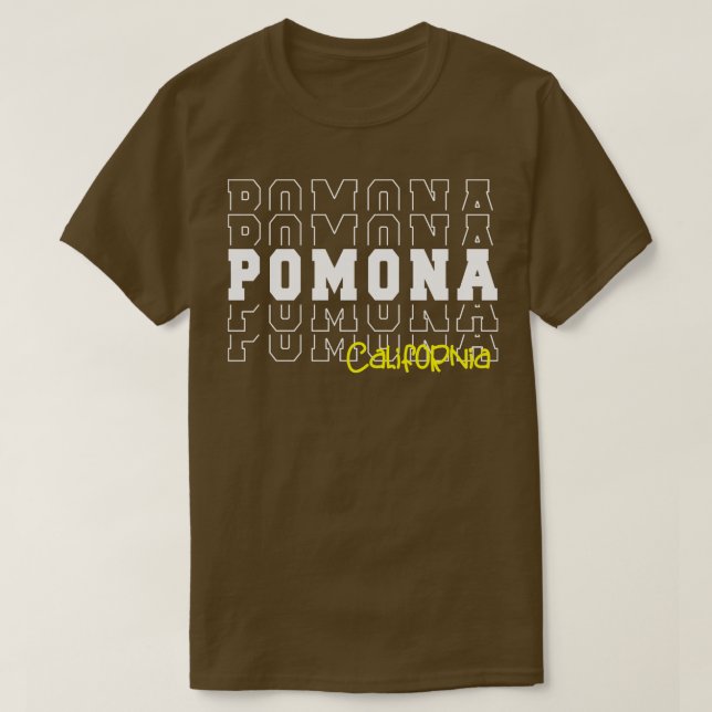 Pomona city California Pomona CA T Shirt (Design framsida)