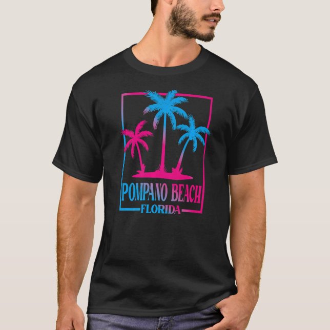 Pompano Beach 3 T Shirt (Framsida)