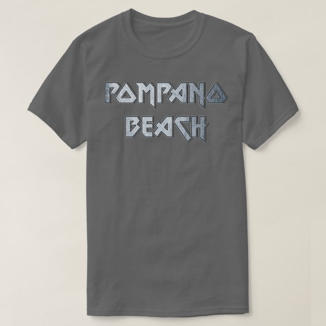 Pompano Beach FL T Shirt (Design framsida)