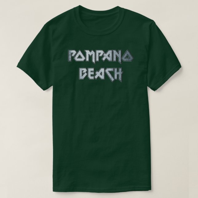 Pompano Beach FL T Shirt (Design framsida)