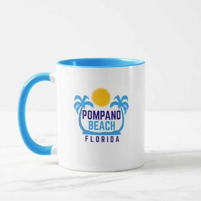 Pompano Beach Florida Coffee Mugg (Vänster)