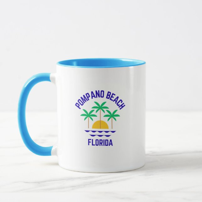 Pompano Beach Florida Coffee Mugg (Vänster)