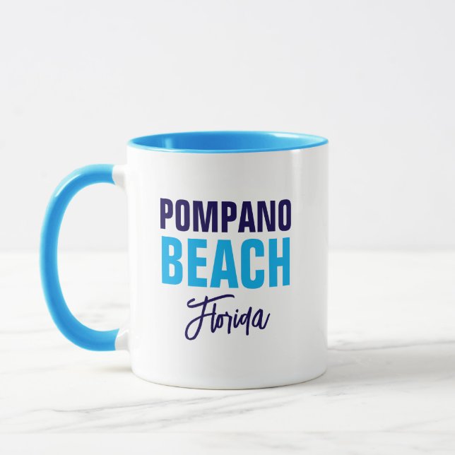 Pompano Beach Florida Kaffekopp (Vänster)