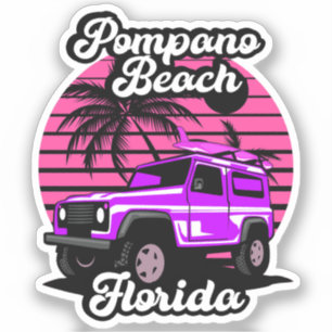 Pompano Beach,Florida Klistermärken