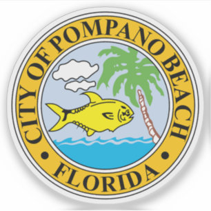 Pompano Beach, Florida Klistermärken