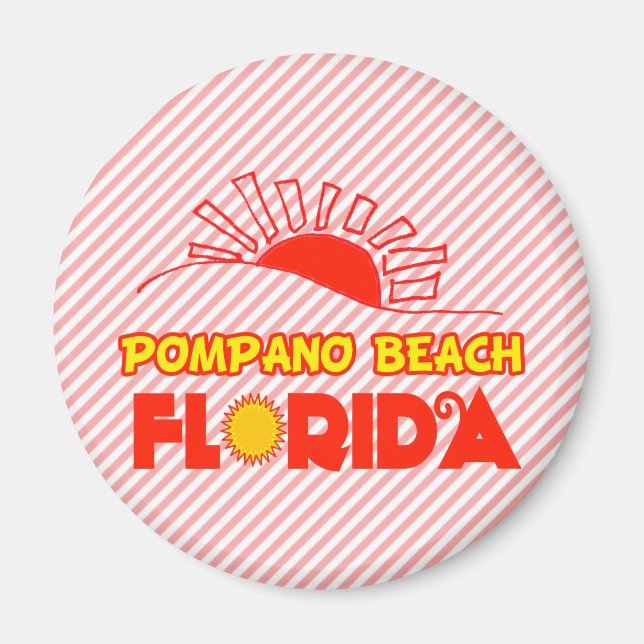Pompano Beach, Florida Magnet (Framsidan)