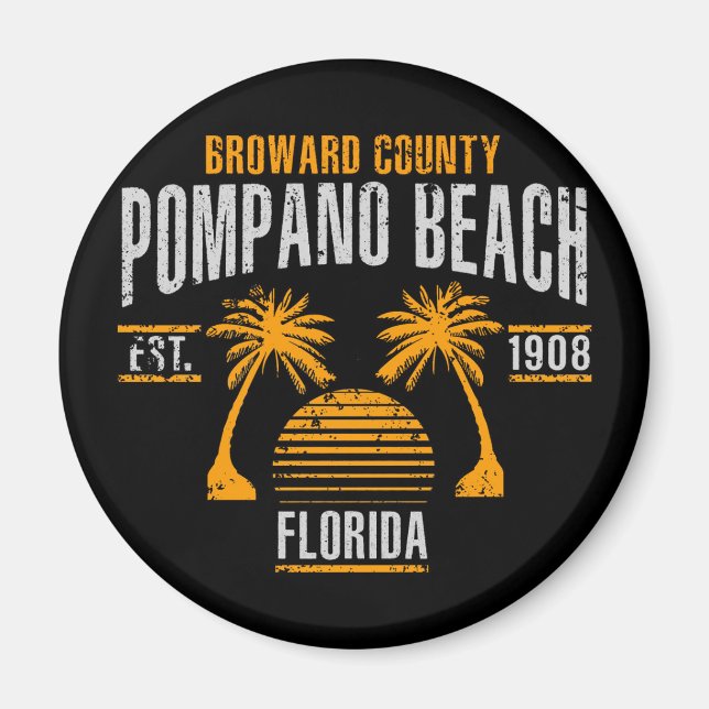 Pompano Beach Magnet (Framsidan)