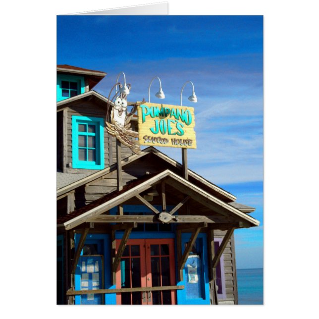 Pompano Joe's Hälsningskort (Framsidan)