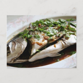 Pompano med Dill Sauce Recipe Vykort