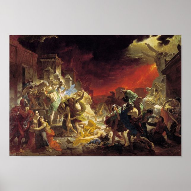 Pompeeiis sista dag poster (Framsidan)