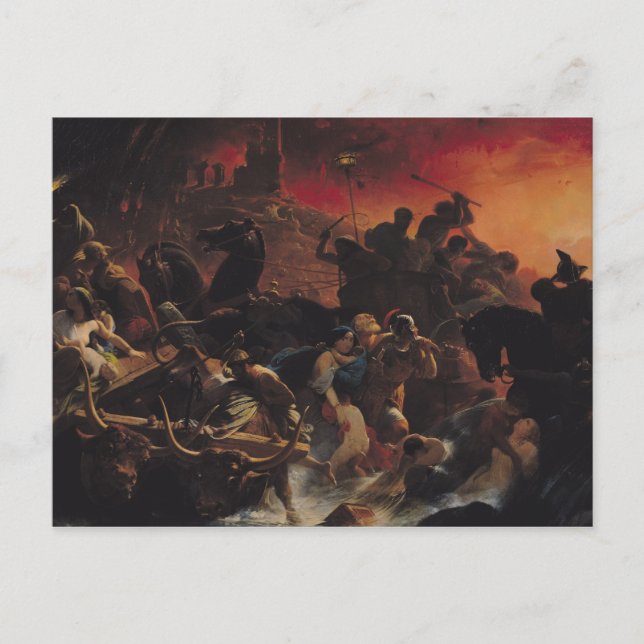 Pompeeiis sista dagar vykort (Framsida)