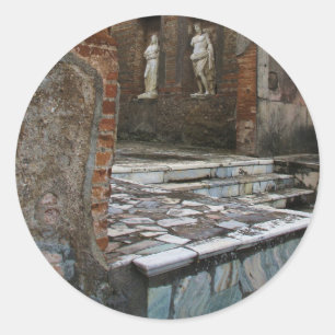 Pompeii - fora runt klistermärke