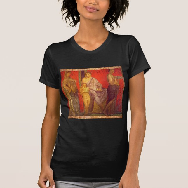 Pompeii Fresco #2 (villan av gåtorna) T Shirt (Framsida)