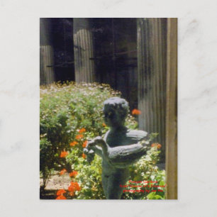 Pompeii Garden Statue Vykort