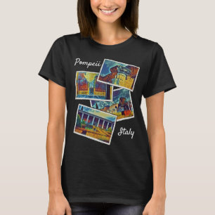 Pompeii i uppehällefärgtshirt t shirt