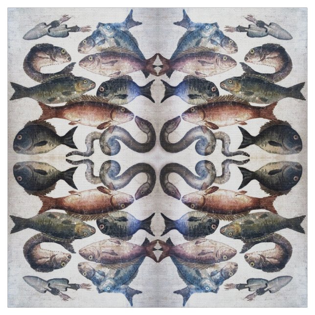 POMPEII-INSAMLING/FISK,OCEAN-SEA-LIVSCENE TYG (Prov)