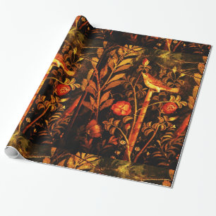 POMPEII-INSAMLING NIGHTINGALE MED RO, Rött Presentpapper