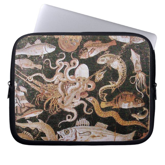 POMPEII-INSAMLING/OCEAN-HAVSLIVSCENE LAPTOP SLEEVE (Framsidan)