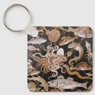 POMPEII-INSAMLING/OCEAN-HAVSLIVSCENE NYCKELRING