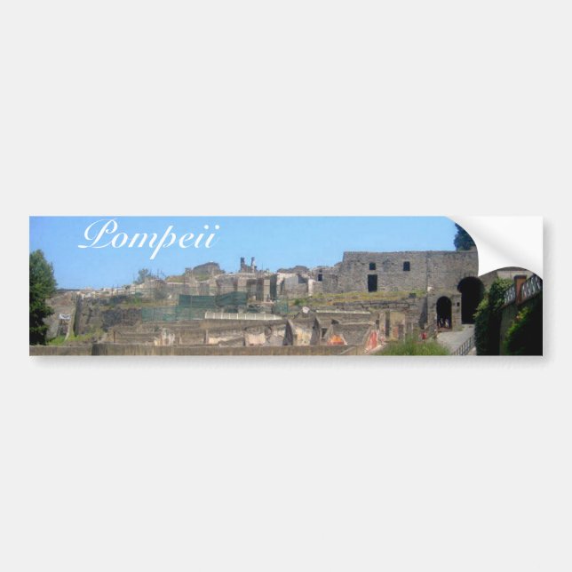 Pompeii italien bildekal (Framsidan)