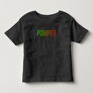 Pompeii Italien Minimalistisk Typografisk Design T Shirt