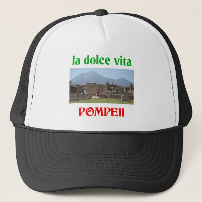 Pompeii italien truckerkeps (Framsida)