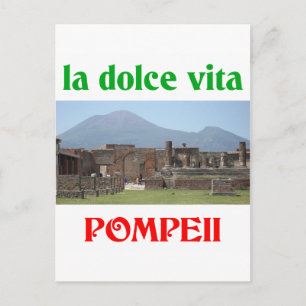 Pompeii Italien Vykort