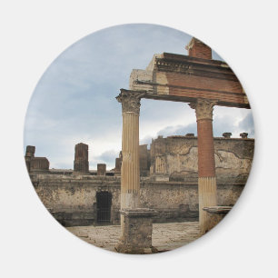 Pompeii - resterande kolonner av gallerit magnet