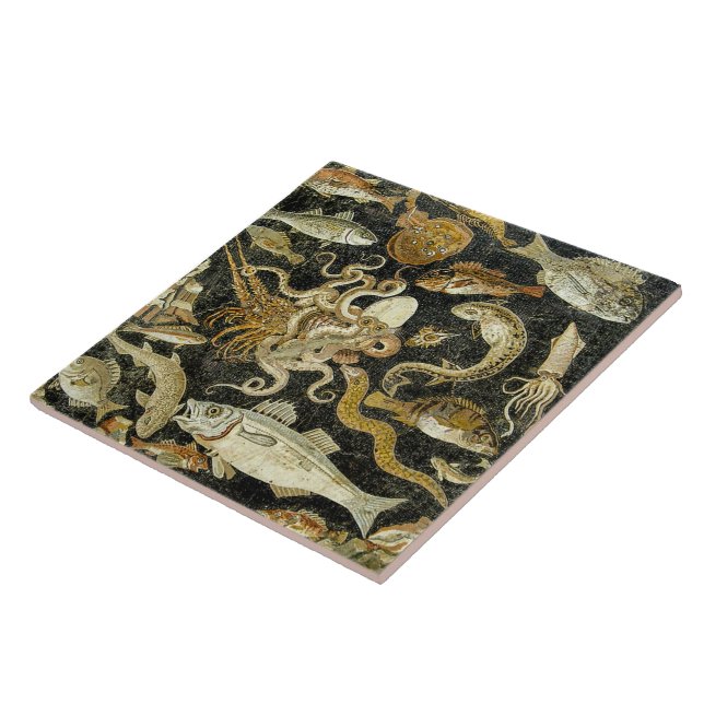 Pompeii Roman Marine Creatamic Tile Kakelplatta (Sidan)