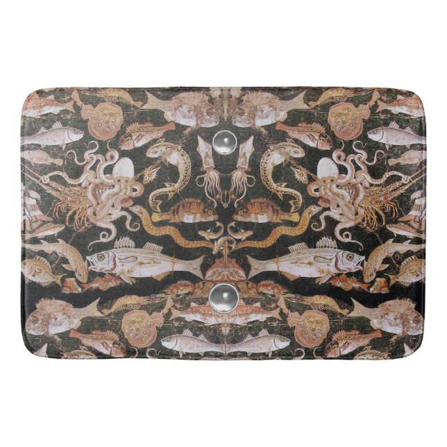 POMPEII-SAMLING /OCEAN-SEA LIFE SCENE Nautical Badrumsmatta (Framsidan)