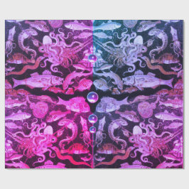 POMPEII-SAMLING/SEA LIFE Rosa Blue Nautical Presentpapper