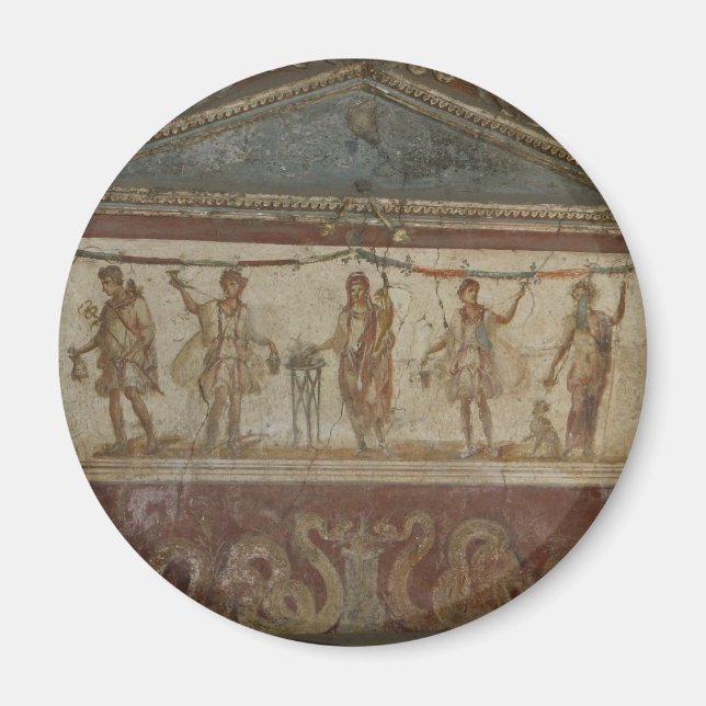 Pompeii Treasures anpassningsbar magnet (Framsidan)