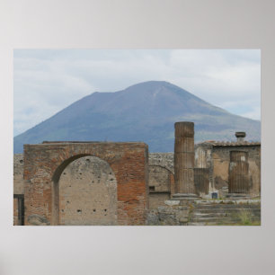Pompeii-Vesuvius Poster
