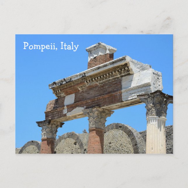 Pompeii vykort (Framsida)