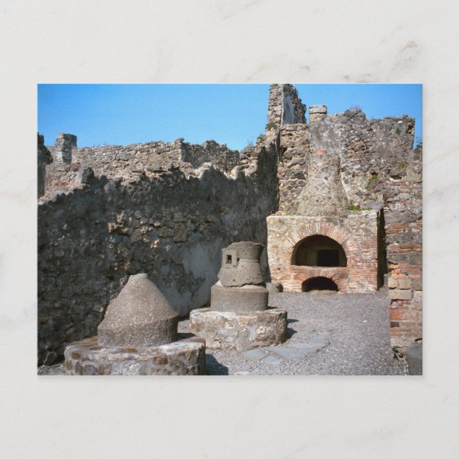 Pompeji, Bakery Vykort (Framsida)