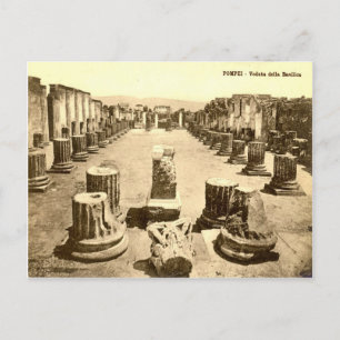Pompeji, Basilikans gård Vykort