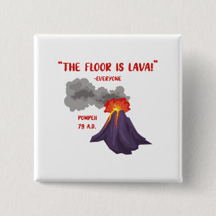 Pompeji Golv är Lava Knapp