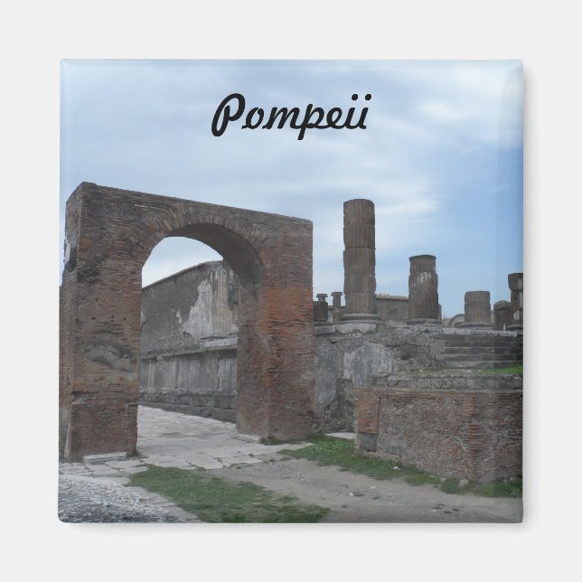 Pompeji, Italien Magnet (Framsidan)