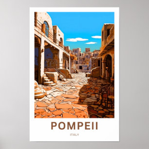 Pompeji Italien Travel Skriv ut Poster