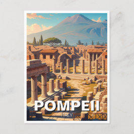 Pompeji-Italien Vesuvius Travel Vykort