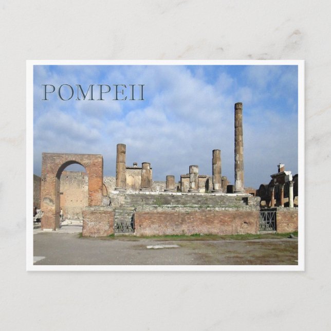 Pompeji, Italien Vykort (Framsida)