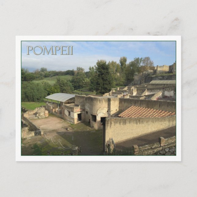 Pompeji, Italien Vykort (Framsida)