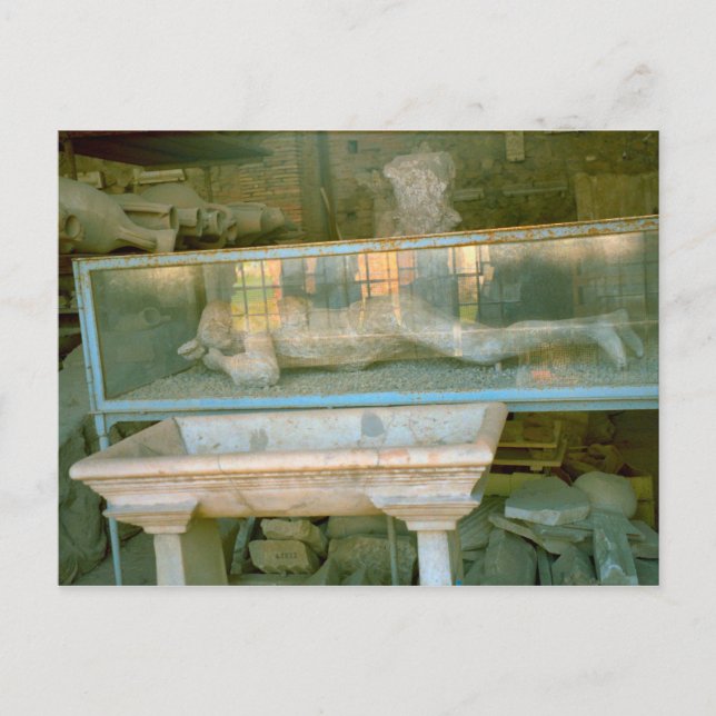 Pompeji, president 70CE Vykort (Framsida)